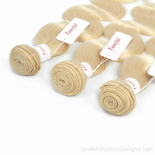 Brazillian Blonde Double Drawn Human Hair Bundles,Brazilian Virgin Raw Hair Wholesale Human Hair,100% Human Brazilian Hair